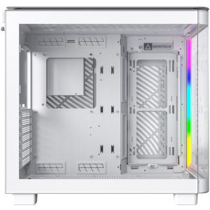 Montech KING 95 Midi-Tower, Tempered Glass, ARGB - white