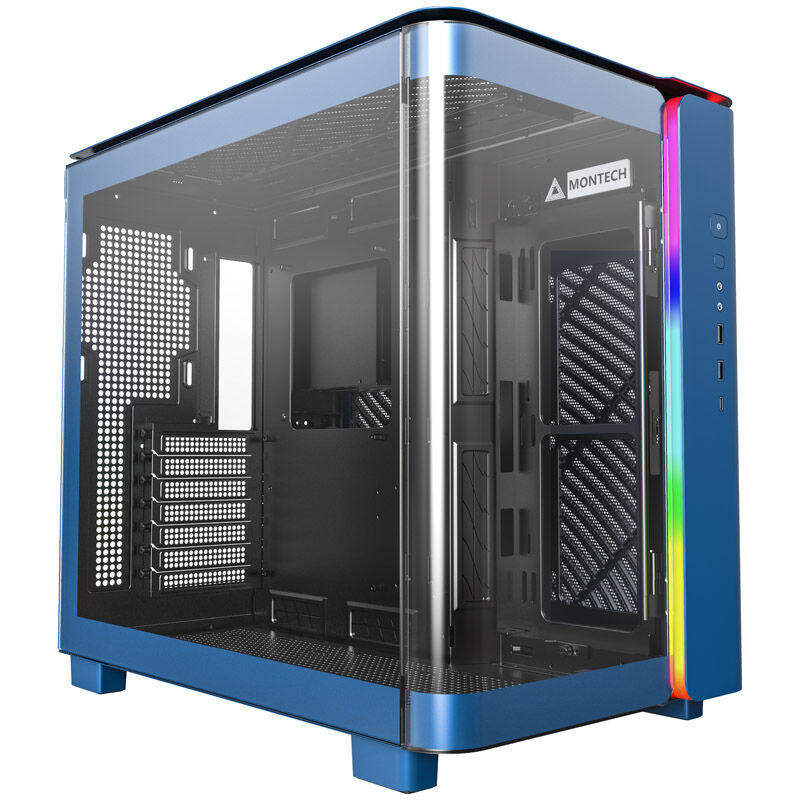 Montech KING 95 Midi-Tower, Tempered Glass, ARGB - Berlin Blue