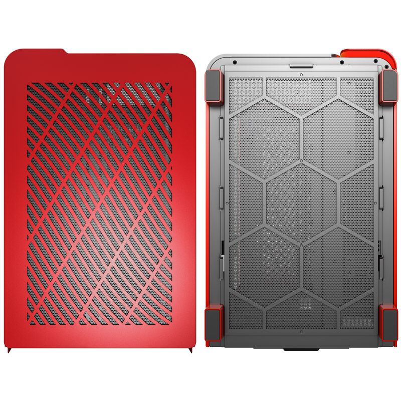 Montech KING 95 Midi-Tower, Tempered Glass, ARGB - red