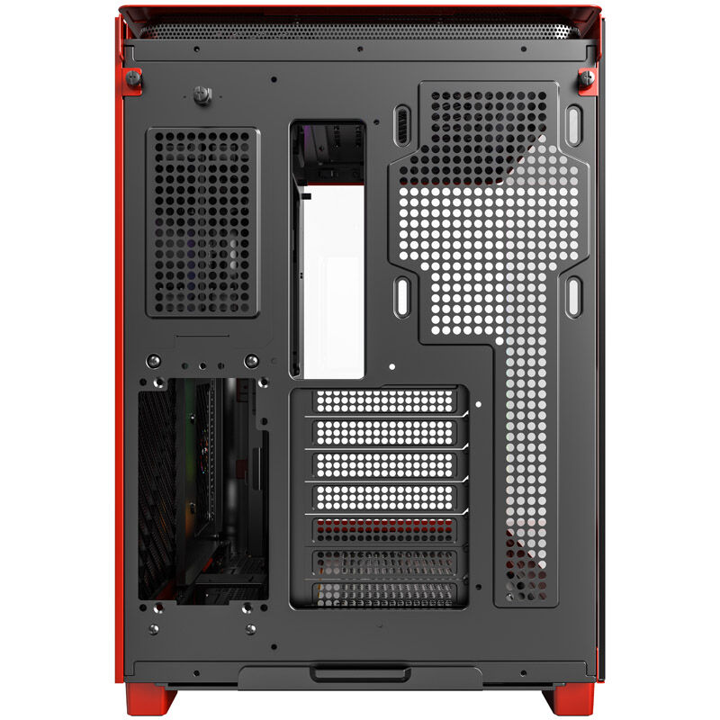 Montech KING 95 Midi-Tower, Tempered Glass, ARGB - red