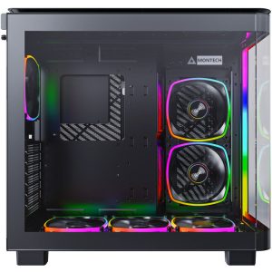 Montech KING 95 PRO Midi-Tower, Tempered Glass, ARGB - black