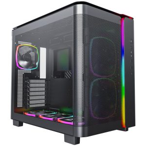 Montech KING 95 PRO Midi-Tower, Tempered Glass, ARGB - black