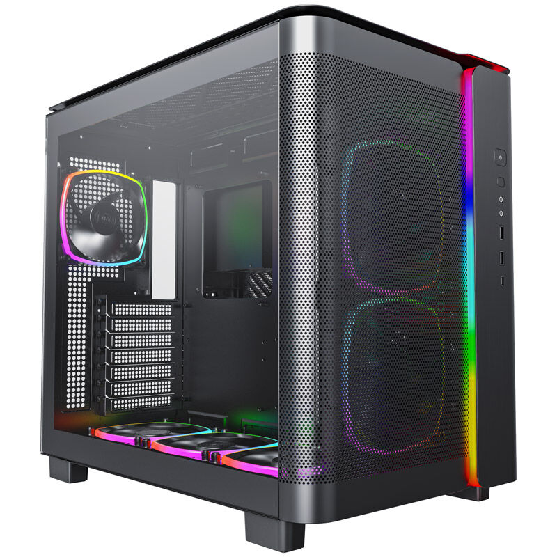 Montech KING 95 PRO Midi-Tower, Tempered Glass, ARGB - black