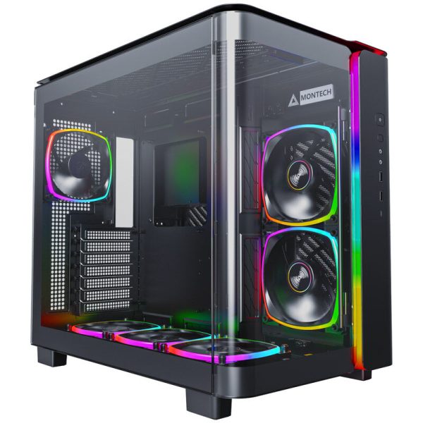 Montech KING 95 PRO Midi-Tower, Tempered Glass, ARGB – black
