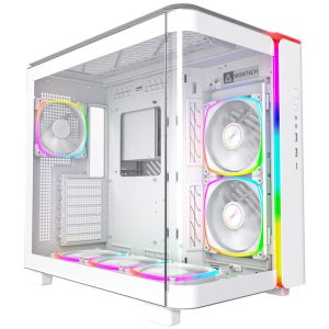 Montech KING 95 PRO Midi-Tower, Tempered Glass, ARGB - white