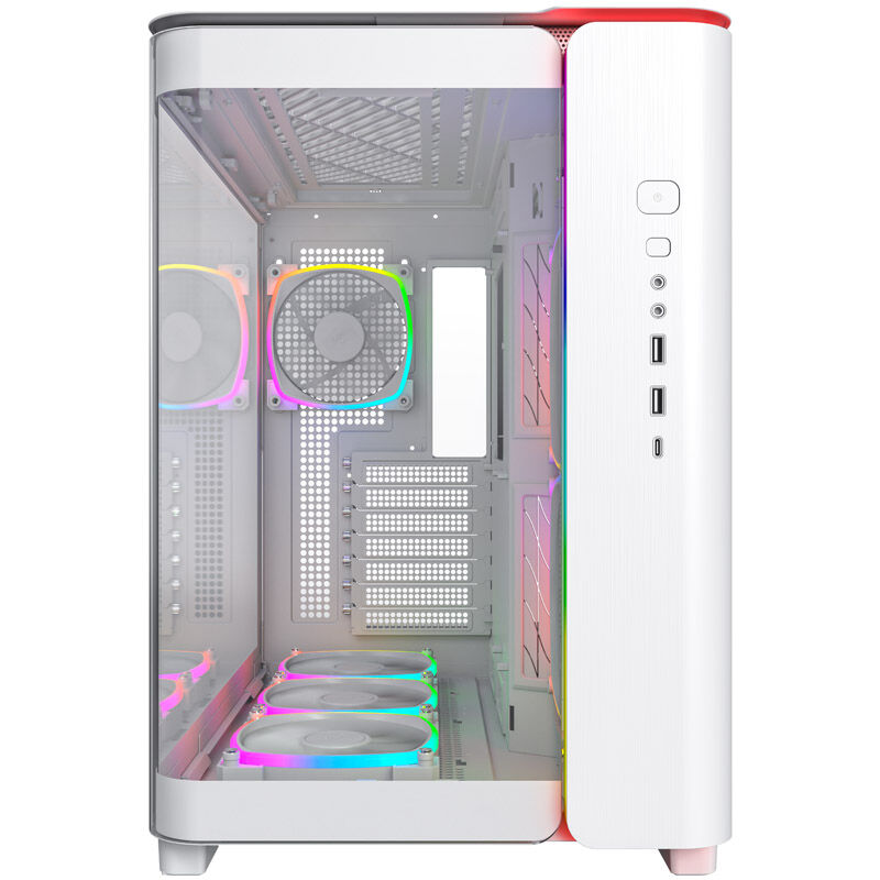 Montech KING 95 PRO Midi-Tower, Tempered Glass, ARGB - white