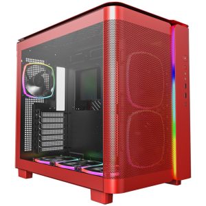 Montech KING 95 PRO Midi-Tower, Tempered Glass, ARGB - red