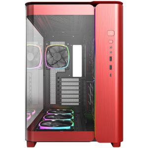 Montech KING 95 PRO Midi-Tower, Tempered Glass, ARGB - red