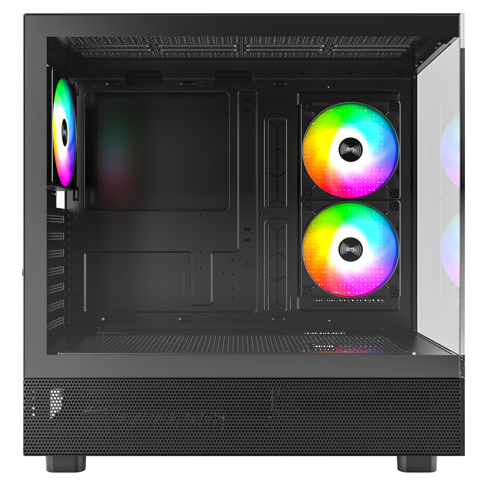 Montech XR Midi Tower, tempered glass - black