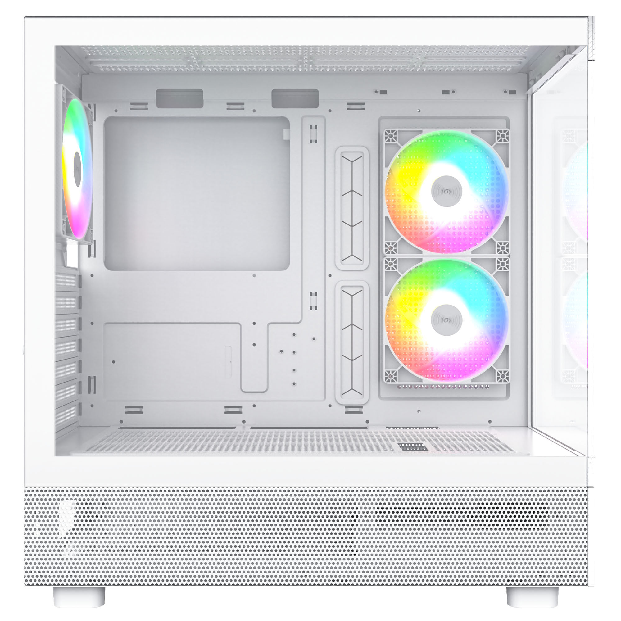 Montech XR Midi Tower, tempered glass - white