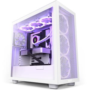 NZXT H7 Flow White Mid Tower Case