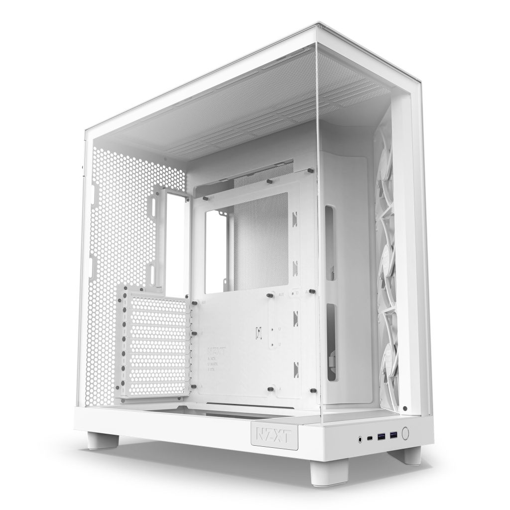 NZXT H6 Flow Midi Tower - White : image 1