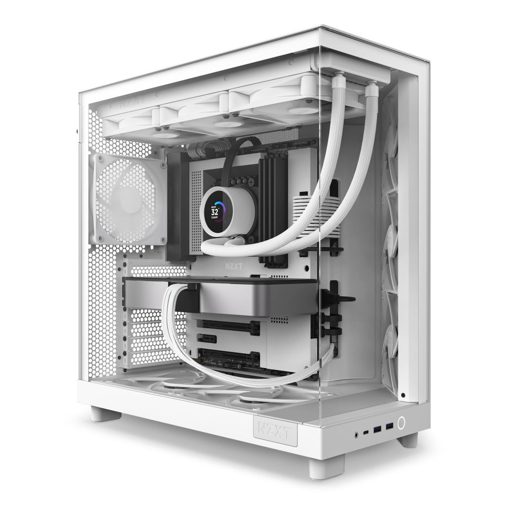 NZXT H6 Flow Midi Tower - White : image 2