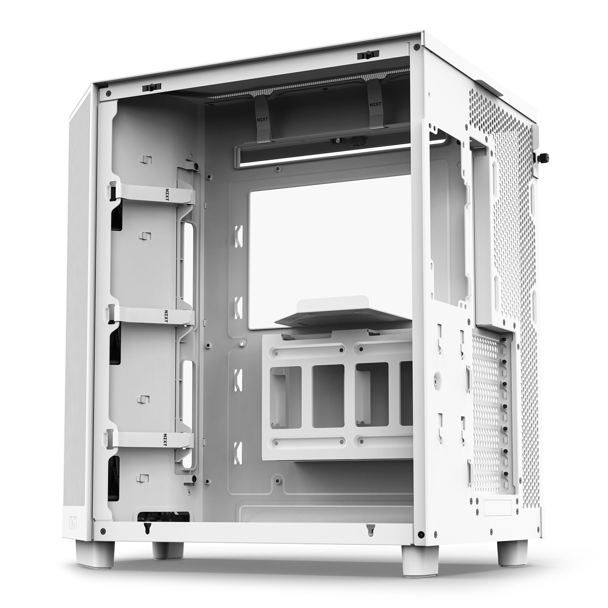 NZXT H6 Flow Midi Tower - White : image 9