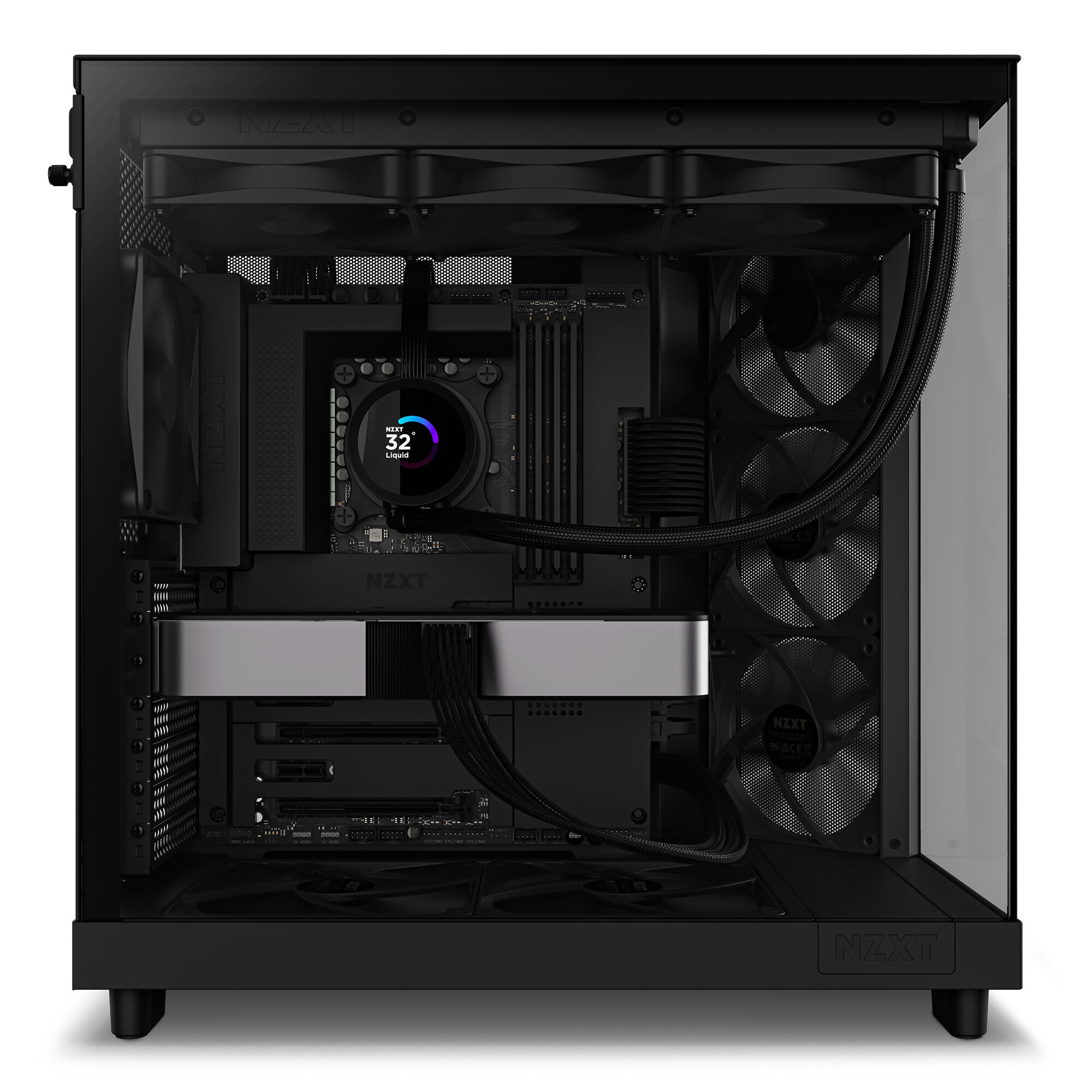 NZXT H6 Flow Midi Tower - Black : image 13