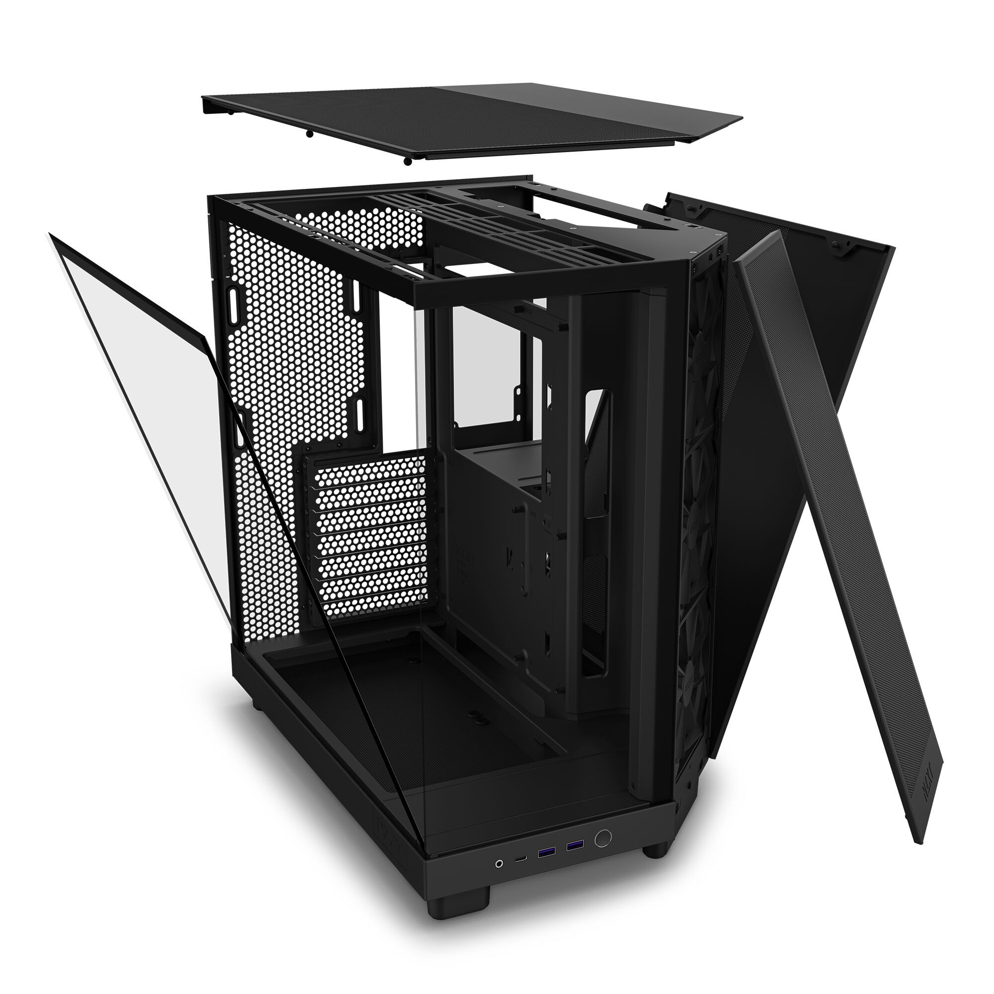 NZXT H6 Flow Midi Tower - Black : image 14
