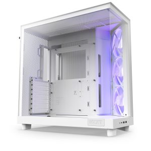 NZXT H6 Flow RGB Midi Tower - White