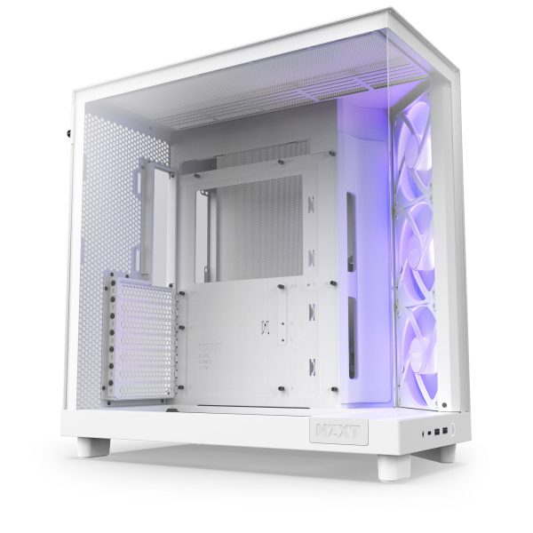 NZXT H6 Flow RGB Midi Tower – White