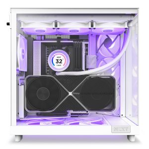 NZXT H6 Flow RGB Midi Tower - White