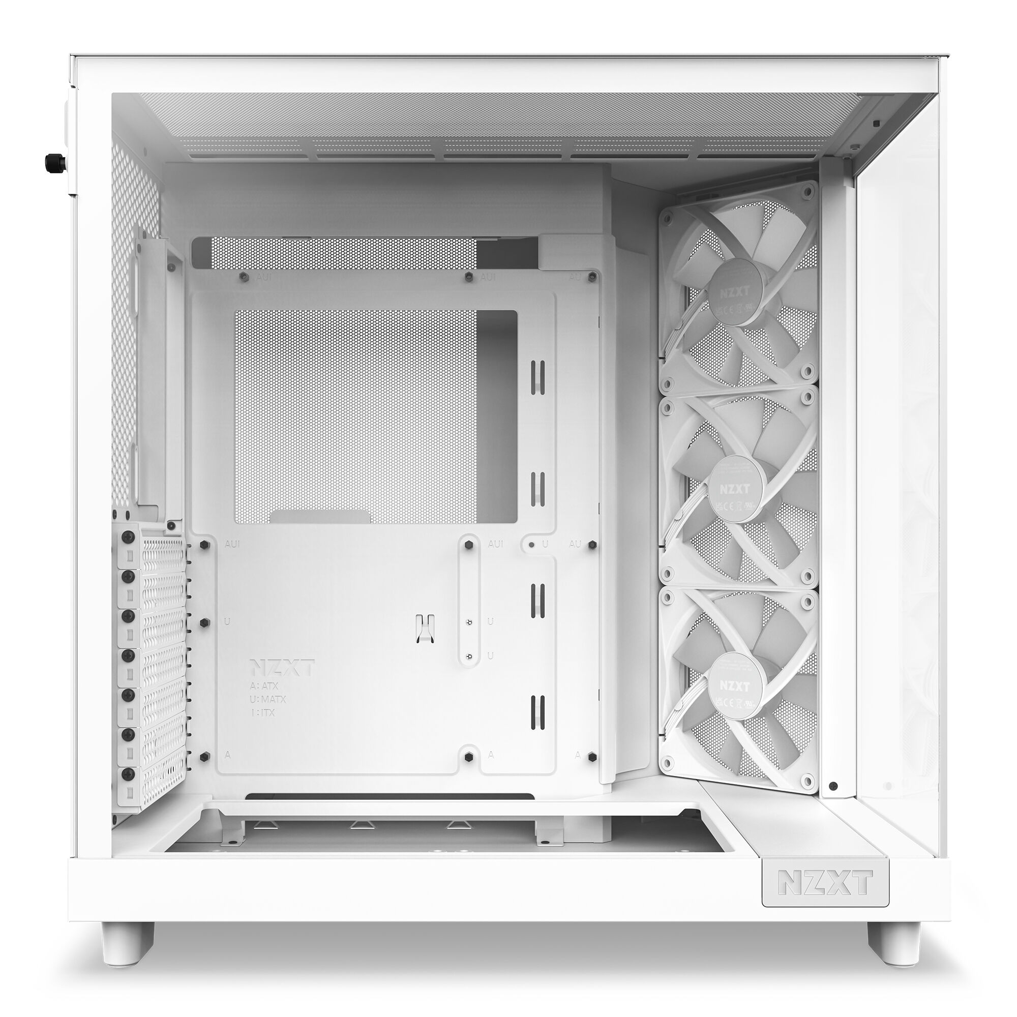 NZXT H6 Flow RGB Midi Tower - White