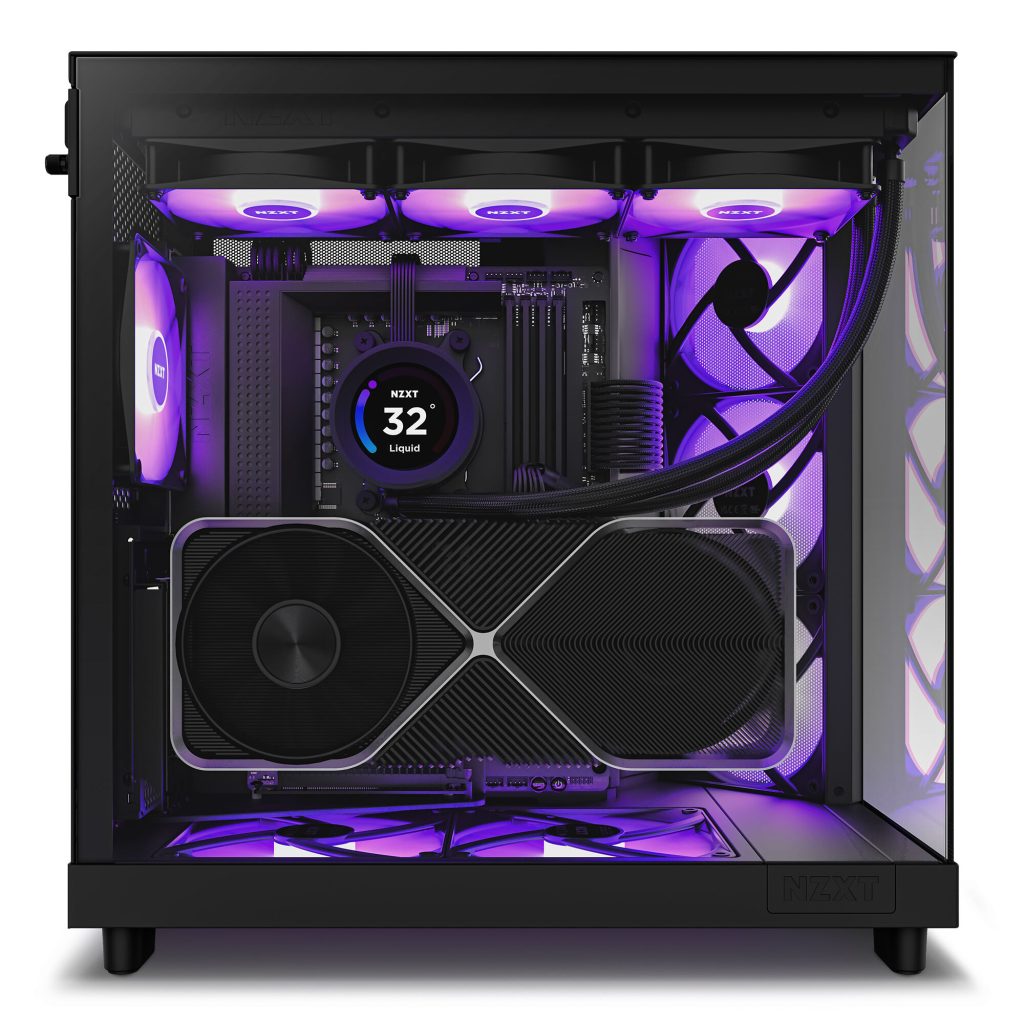 NZXT H6 Flow RGB Midi Tower - Black