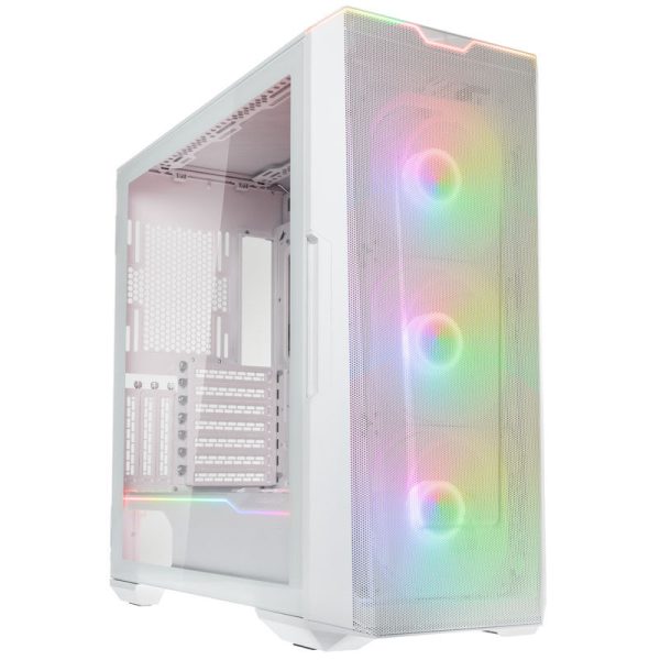PHANTEKS Eclipse G500A D-RGB midi tower, tempered glass – matt white