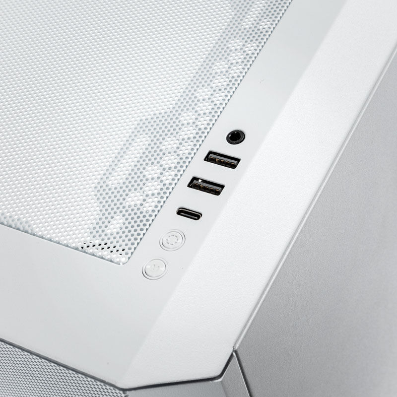 PHANTEKS Eclipse G500A D-RGB midi tower, tempered glass - matt white