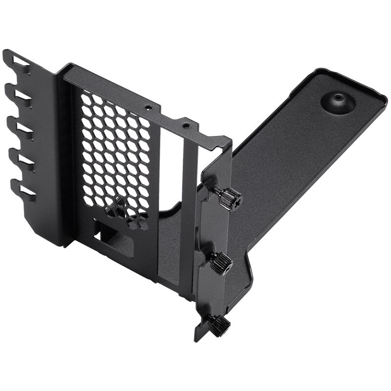 PHANTEKS Vertical GPU Bracket II + PCI-E 4.0 x16 riser ribbon cable, 22 cm - black