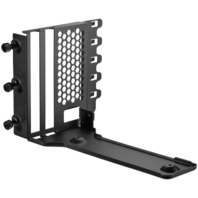 PHANTEKS Vertical GPU Bracket II + PCI-E 4.0 x16 riser ribbon cable, 22 cm - black