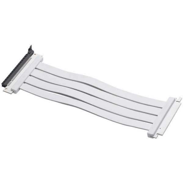 PHANTEKS PCI-E 4.0 x16 riser ribbon cable, 180 degrees, 30cm – white