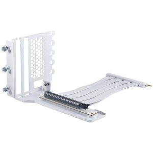 PHANTEKS Vertical GPU Bracket II + PCI-E 4.0 x16 riser ribbon cable 22 cm - white : image 2