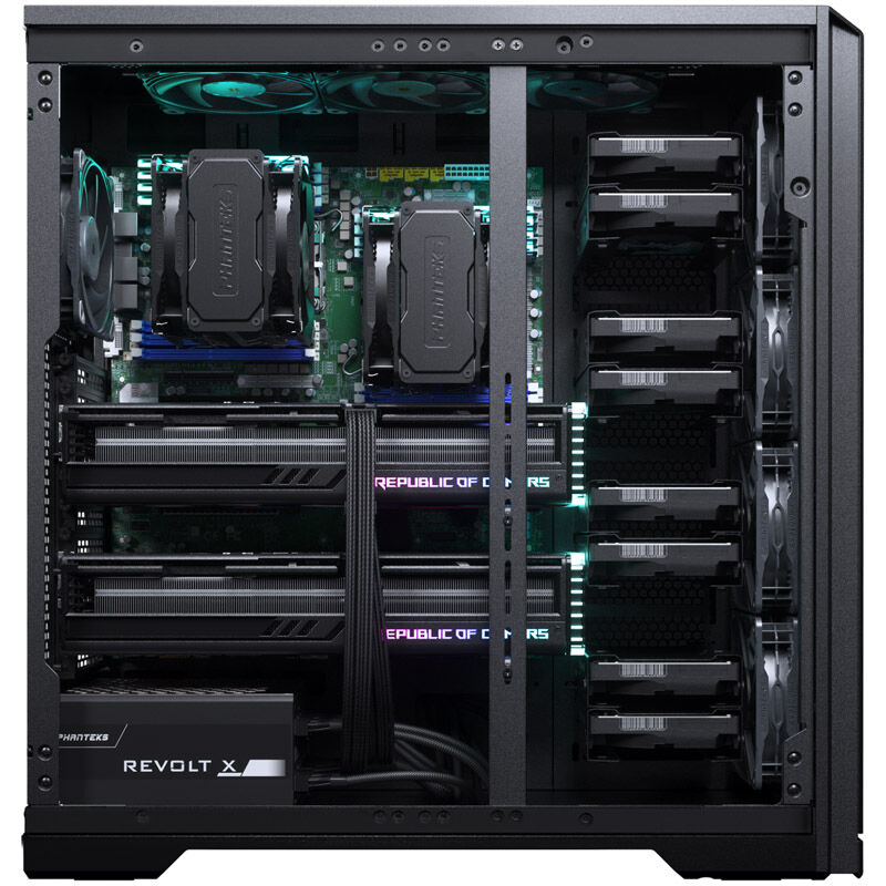 PHANTEKS Enthoo Pro 2 Server Big Tower, XL-EEB, Tempered Glass - black