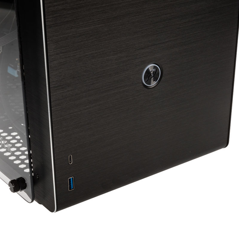Raijintek Ophion M Evo TGS Micro-ATX case, tempered glass - black : image 4
