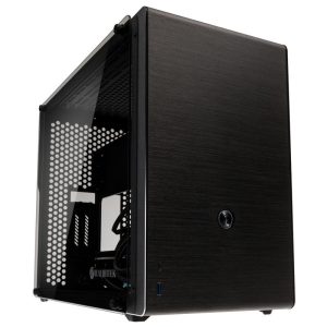 Raijintek Ophion M Evo TGS Micro-ATX case, tempered glass - black : image 1