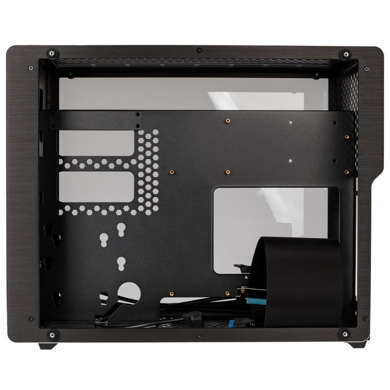 Raijintek Ophion M Evo TGS Micro-ATX case, tempered glass - black : image 6