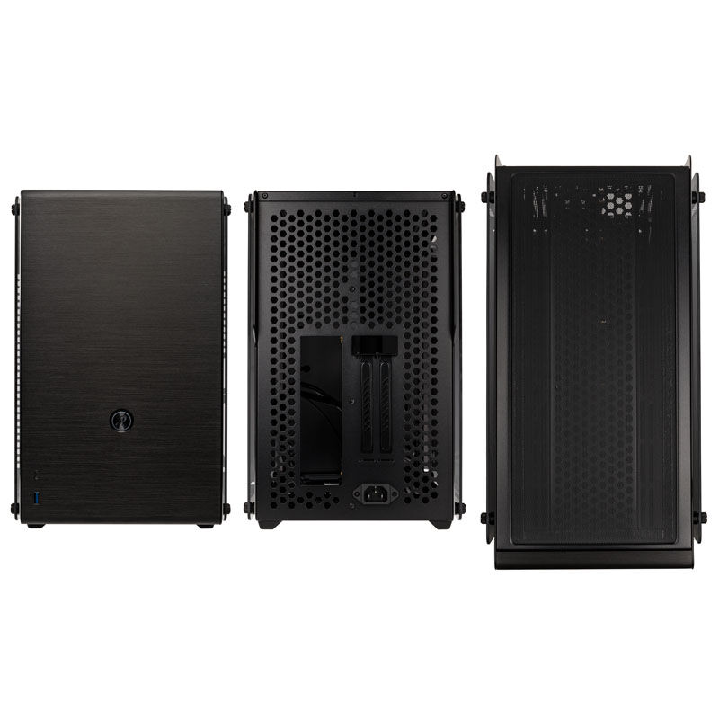 Raijintek Ophion M Evo TGS Micro-ATX case, tempered glass - black : image 3