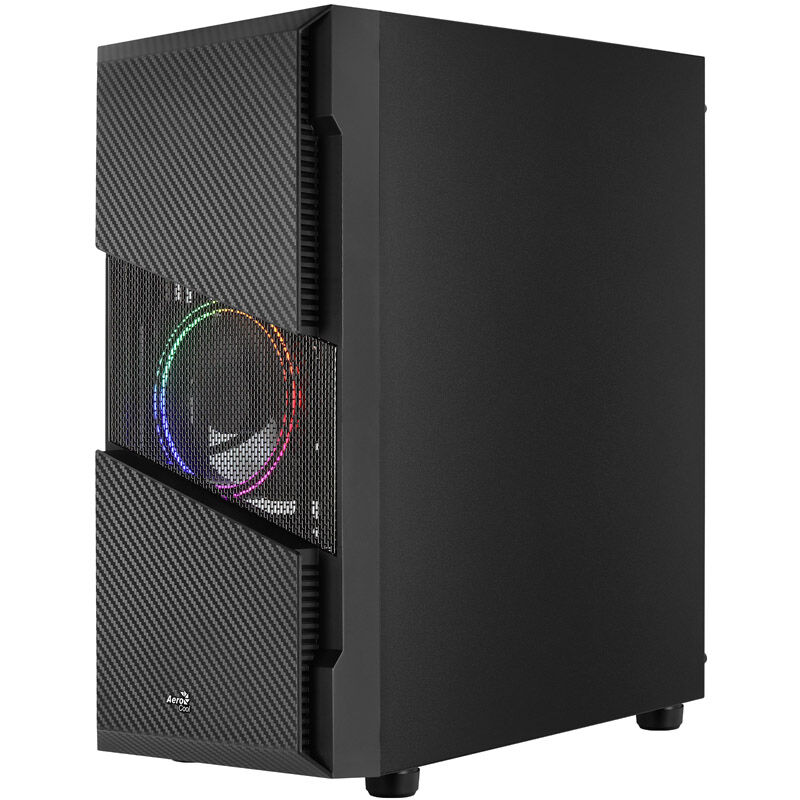 Aerocool Menace Saturn FRGB Midi Tower, Tempered Glass - black : image 9