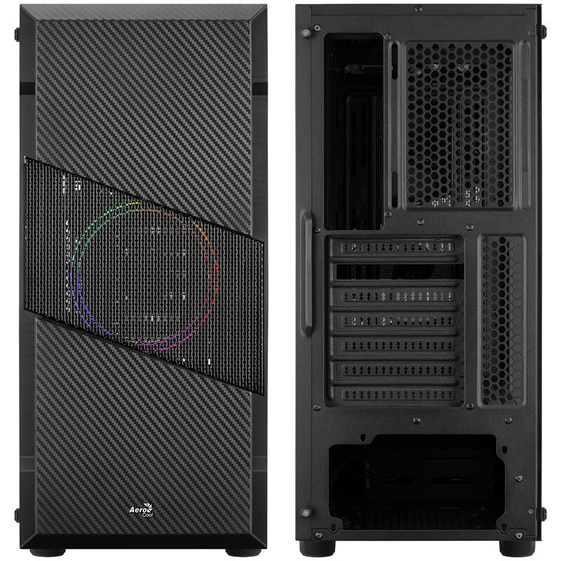 Aerocool Menace Saturn FRGB Midi Tower, Tempered Glass - black : image 5