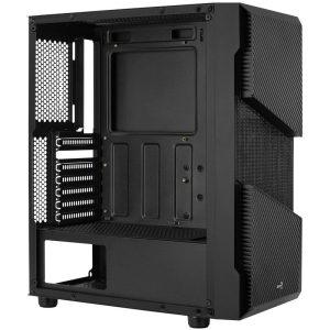 Aerocool Menace Saturn FRGB Midi Tower, Tempered Glass - black : image 4