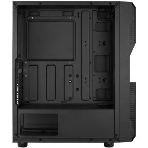 Aerocool Menace Saturn FRGB Midi Tower, Tempered Glass - black : image 6