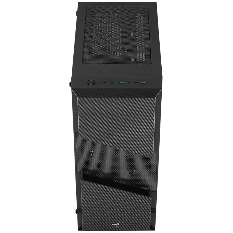 Aerocool Menace Saturn FRGB Midi Tower, Tempered Glass - black : image 3