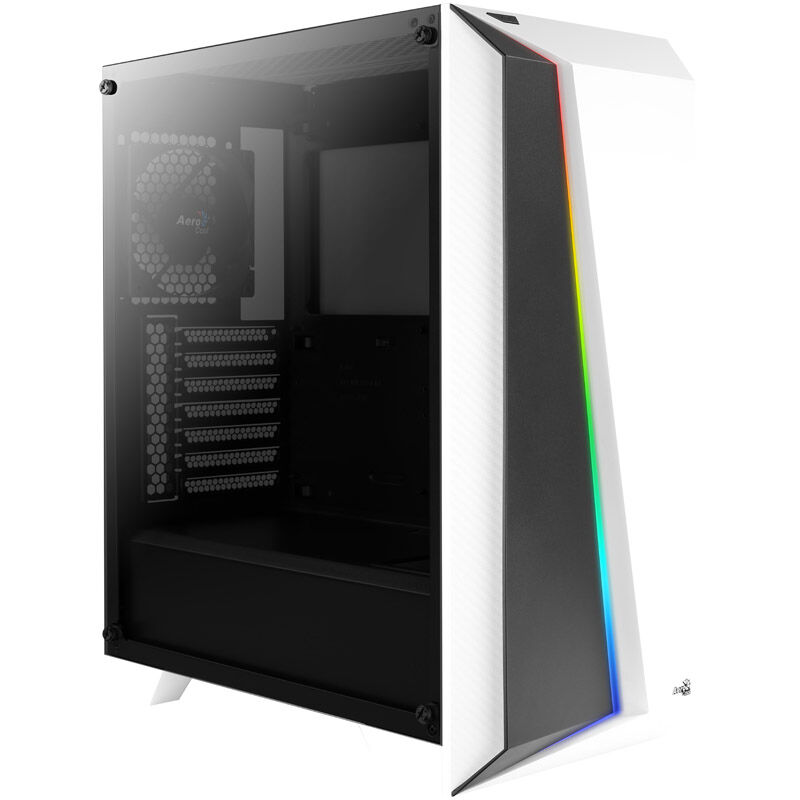 Aerocool Cylon Pro Tempered Glass Midi Tower - white