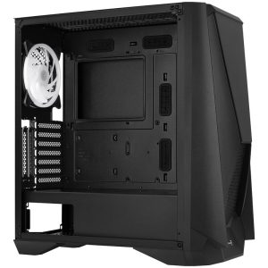 Aerocool Visor Midi Tower, tempered glass - black