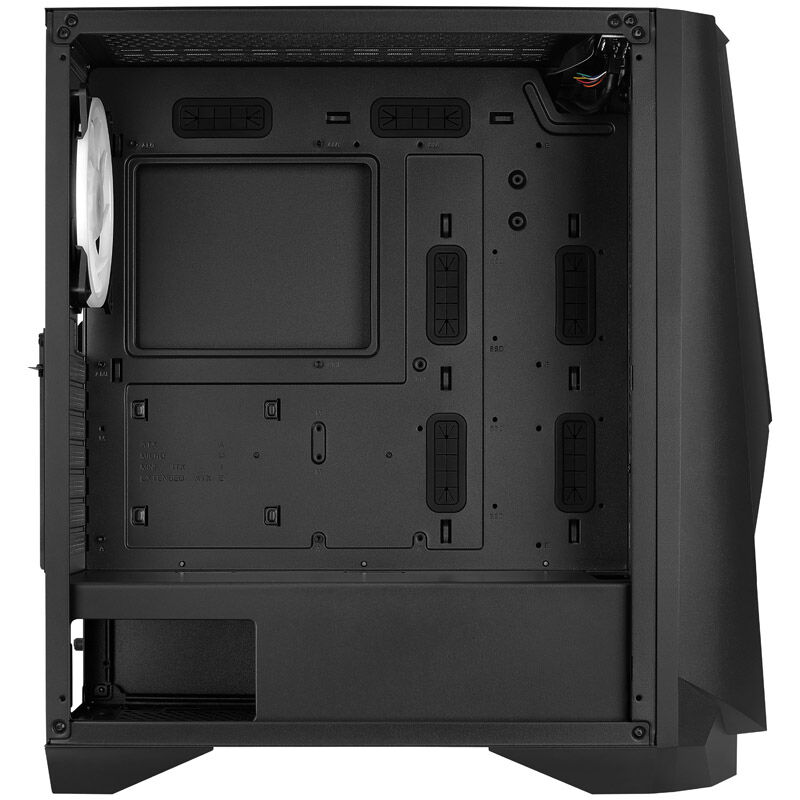 Aerocool Visor Midi Tower, tempered glass - black