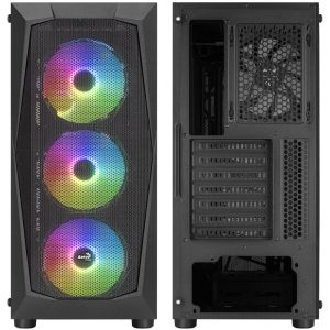 Aerocool Falcon V2 Mdi-Tower, acrylic glass - black