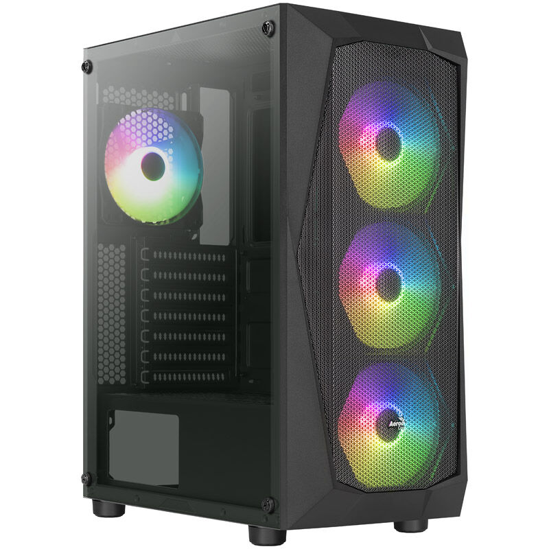 Aerocool Falcon V2 Mdi-Tower, acrylic glass - black