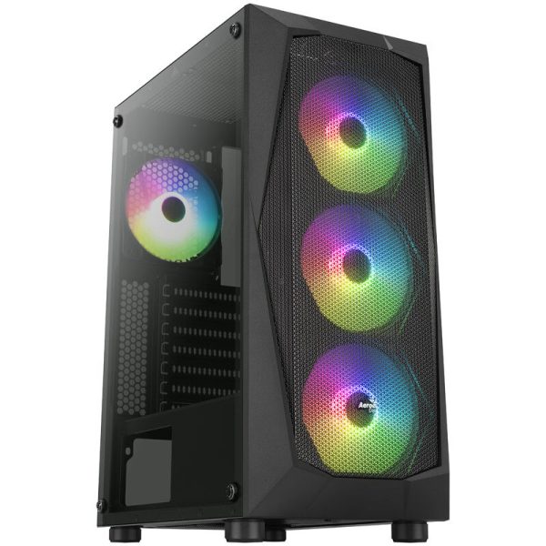 Aerocool Falcon V2 Mdi-Tower, acrylic glass – black