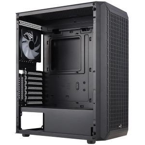 Aerocool Beam-G-BK-v2 Midi-Tower, Tempered Glass - black