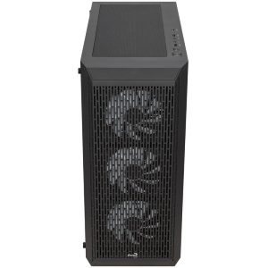 Aerocool Beam-G-BK-v2 Midi-Tower, Tempered Glass - black