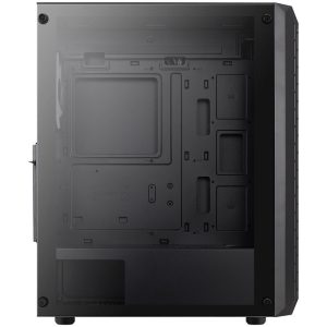 Aerocool Beam-G-BK-v2 Midi-Tower, Tempered Glass - black